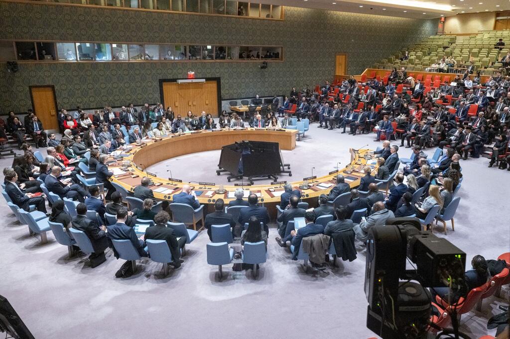 اجتماع مجلس الأمن الدولي بشأن الوضع في الشرق الأوسط، بما في ذلك القضية الفلسطينية.